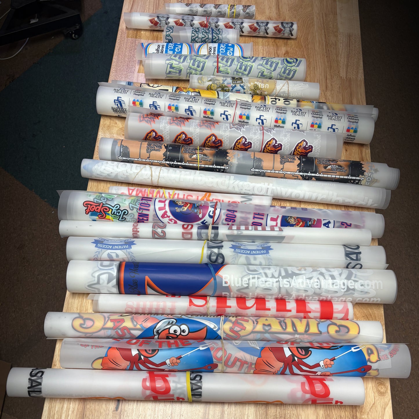 Print Ready Graphics DTF Transfer – 240×22 Upload Your Own Gang Sheet