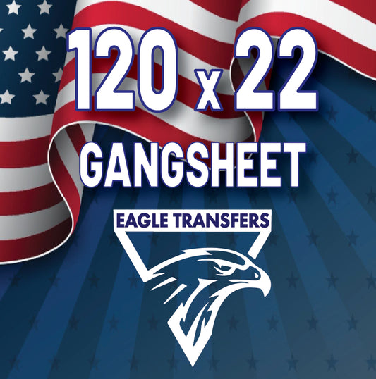 120 x 22 Gang Sheet DTF Transfer