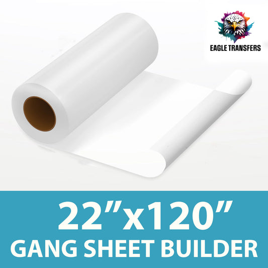 Gang Sheet Builder – 22×120 Inch Custom Printable Transfer