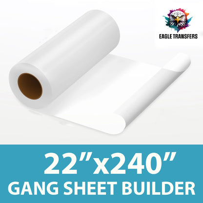 Gang Sheet Builder – 22×240 Inch Custom Printable Transfer