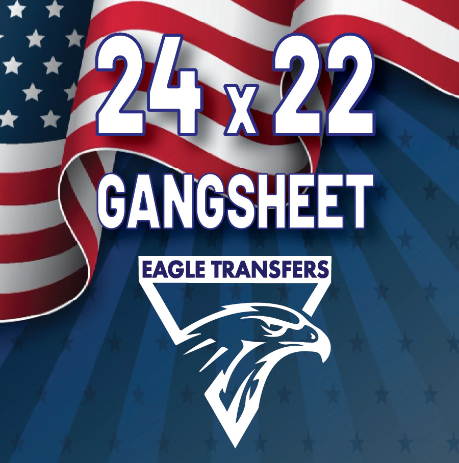 24 x 22 Gang Sheet DTF Transfer