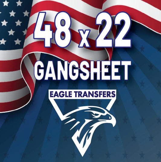48 x 22 Gang Sheet DTF Transfer