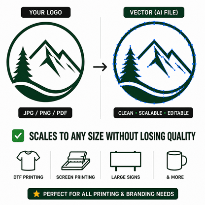 Turn Your Logo Into a Print-Ready Vector File